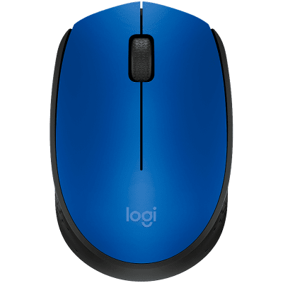 Мишка LOGITECH M171 Wireless Mouse - Blue, безжична WiFi