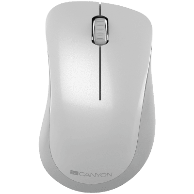 CANYON Wireless Mouse MW-11 - Pearl White Grey