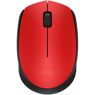 LOGITECH M171 Wireless Mouse - Red