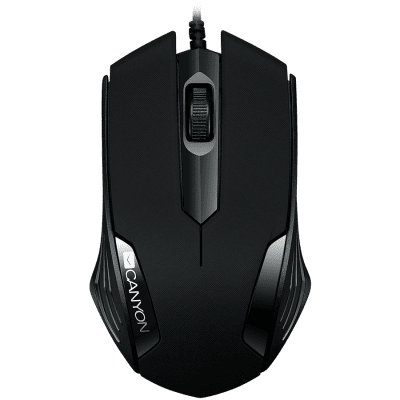 CANYON CM-02 Optical Wired Mouse - Black