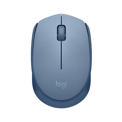 Мишка LOGITECH M171 Wireless Mouse - Blue Gray, безжична WiFi