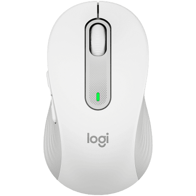 Мишка LOGITECH M650 Signature, Off-White, безжична BT