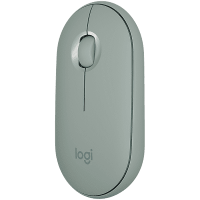 LOGITECH M350 Pebble Bluetooth Wireless Mouse - Eucalyptus