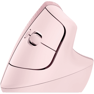 LOGITECH Lift Bluetooth Vertical Ergonomic Mouse - Rose