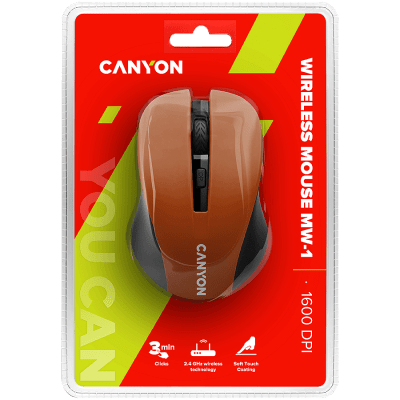 CANYON Wireless Mouse MW-1 - Orange