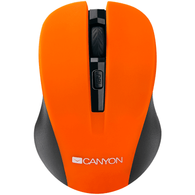 Мишка CANYON MW-1 - Orange, безжична WiFi