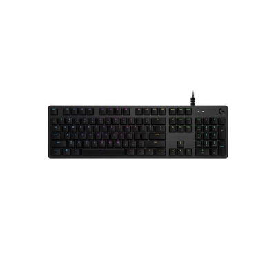 LOGITECH G512 CARBON LIGHTSYNC - RGB Mechanical Gaming Keyboard, GX Brown switches
