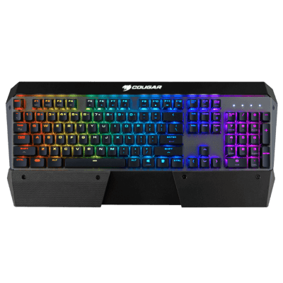Cougar Attack X3 -  Iron Gray, Red Cherry MX RGB Mechanical Gaming Keyboard