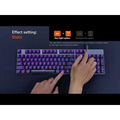 COUGAR LUXLIM - Gaming Keyboard, Low-Profile Optical-Mechanical Red Switches