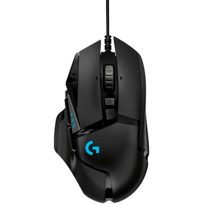 LOGITECH G502 HERO Corded Gaming Mouse - Black