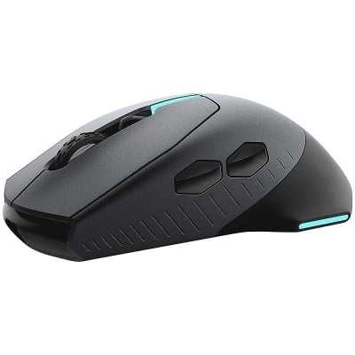 Alienware AW610M Wired/Wireless Gaming Mouse - Lunar Light