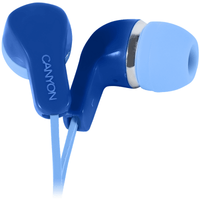 CANYON EPM-02 Stereo Earphones with inline microphone - Blue