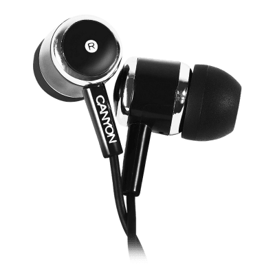 CANYON EPM-01 Stereo earphones with microphone - Black