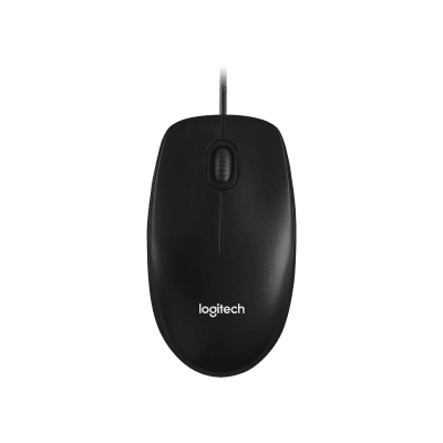 LOGITECH M100 Corded Mouse - Black