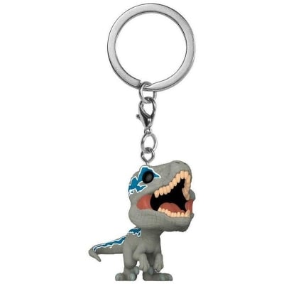 Ключодържател Funko Pocket POP! Movies: Jurassic World - Velociraptor (Blue)