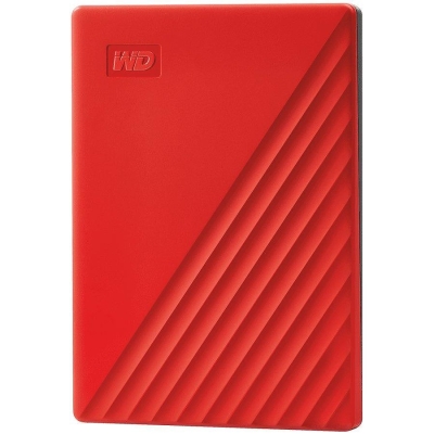 Външен хард диск WD My Passport 2TB USB 3.2 - Red