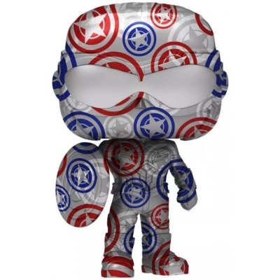 Funko POP! Marvel: The Falcon and The Winter Soldier - Captain America (Art Series) #33