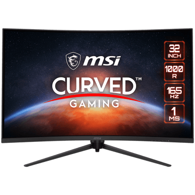 MSI Optix G321CQP Curved Gaming Monitor - 32 inch 165Hz 2560x1440 16:9 VA Anti-glare 1ms