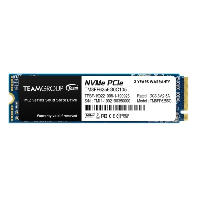 Team Group MP33 256GB M.2 2280 Gen3 x4 NVMe SSD