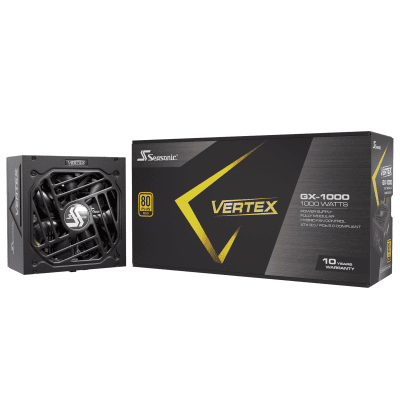 Захранване SEASONIC VERTEX GX-1000 1000W, 80+ Gold PCIe 5.0, Fully Modular