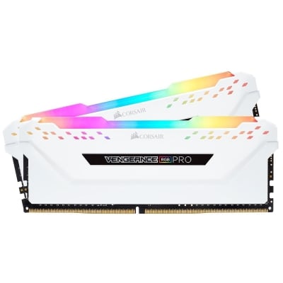 Памет Corsair Vengeance PRO RGB White 16GB (2x8GB) DDR4 PC4-25600 3200MHz CL16
