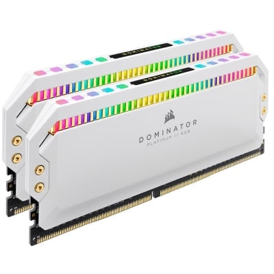 Памет Corsair Dominator Platinum RGB White 16GB (2x8GB) DDR4 PC4-25600 3200MHz CL16