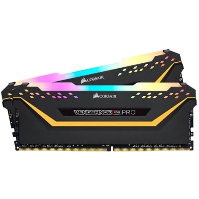 Памет Corsair Vengeance PRO RGB TUF Black 16GB (2x8GB) DDR4 PC4-25600 3200MHz CL16