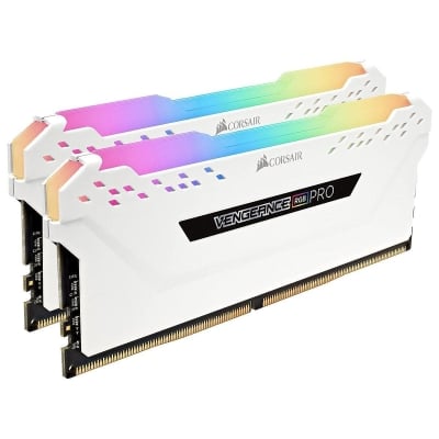 Памет Corsair Vengeance PRO RGB White 16GB (2x8GB) DDR4 PC4-28800 3600MHz CL18