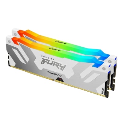 Памет Kingston Fury Renegade White RGB 32GB (2x16GB) DDR5 6000MHz CL32