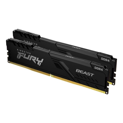Памет Kingston FURY Beast Black 32GB (2x16GB) DDR4 3200MHz CL16