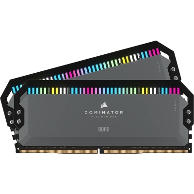 Памет Corsair Dominator Platinum RGB Black 32GB (2x16GB) DDR5 PC5-48000 6000MHz CL36 AMD EXPO