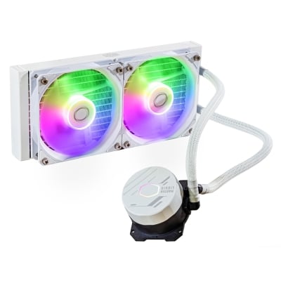 Охлаждане Cooler Master MasterLiquid 240L Core ARGB White Edition
