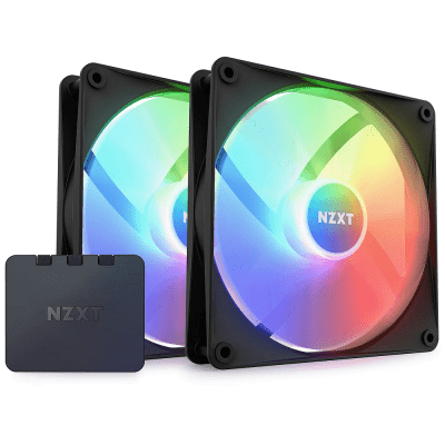 NZXT F140 RGB Core Black x 2 + RGB controller