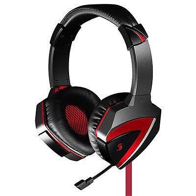 A4TECH Bloody Combat G500, Mic, Black/Red