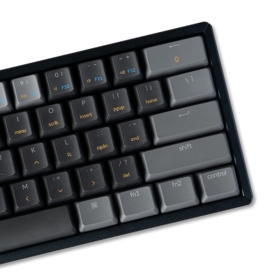 Keychron K12, Hot-Swappable Aluminum, 60% Blue Switch, RGB LED ABS
