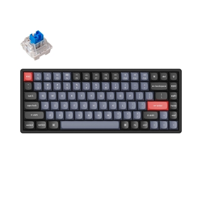 Keychron K2 Pro Hot-Swappable Keychron K Pro Mechanical Blue Switch, RGB Backlight Aluminium Frame