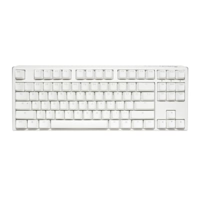 Ducky One 3 Pure White TKL Hotswap Cherry MX Silent Red, RGB, PBT Keycaps