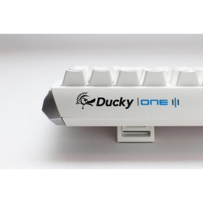 Ducky One 3 Pure White Full Size Hotswap Cherry MX Clear, RGB, PBT Keycaps
