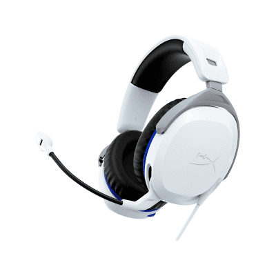 HyperX CloudX Stinger 2 - 3.5mm + Mic, White (PS4/PS5)