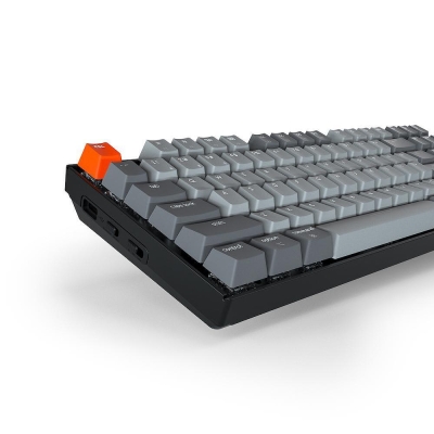 Keychron K8 Hot-Swappable TKL Gateron Blue Switch White LED Gateron Blue Switch ABS
