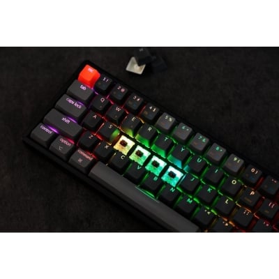 Keychron K6 Hot-Swappable 65% Gateron Blue Switch RGB LED ABS