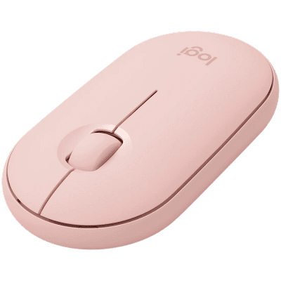 LOGITECH M350S Pebble 2 Bluetooth Mouse - TONAL ROSE