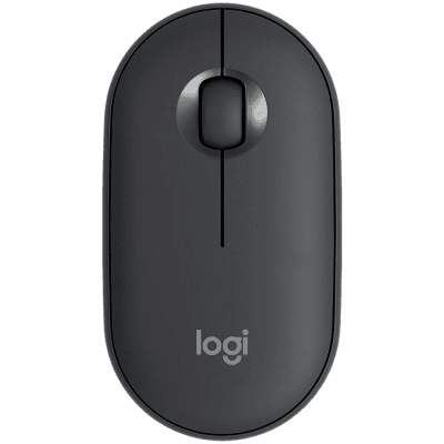 Мишка LOGITECH M350S Pebble 2, TONAL GRAPHITE, безжична BT