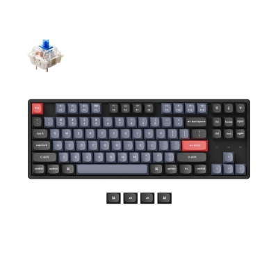 Keychron K8 Pro TKL Gateron G Pro(Hot Swappable) Blue Switch RGB Backlight Aluminium Frame