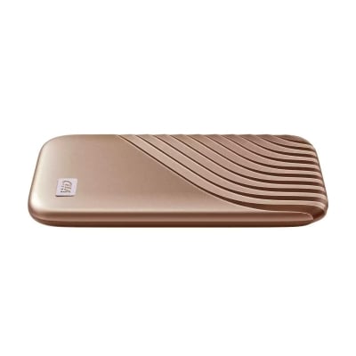 WD My Passport 1TB, USB 3.2 Gen 2 Type-C SSD, Gold