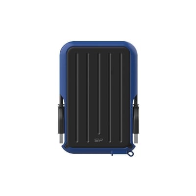 Външен хард диск SILICON POWER Armor A66, 2.5", 2TB, USB3.2 Gen 1, HDD, Blue