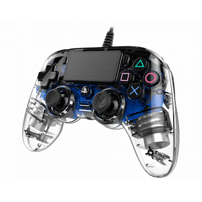 Nacon Wired Illuminated Compact Controller, Blue