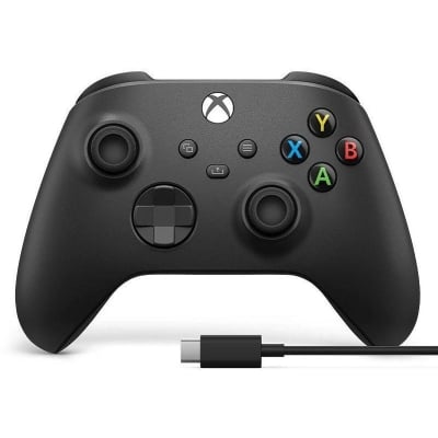 Microsoft Xbox Controller, Wireless, USB-C, Black