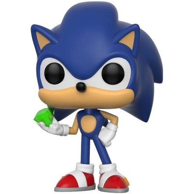 Funko Pop! Games: Sonic The Hedgehog - Sonic With Emerald, #284