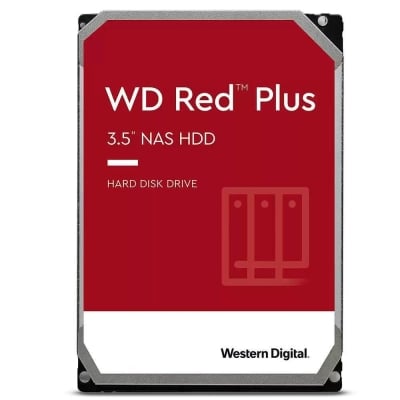 Хард диск WD Red Plus, 10TB, 256MB Cache, SATA3 6Gb/s HDD